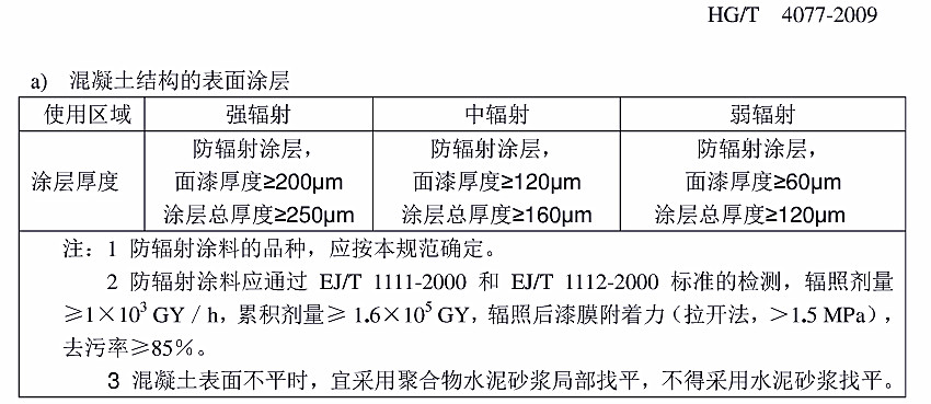 防腐蝕涂層涂裝技術規范標準HG/T 4077-2009-a)混凝土結構的表面涂層 防腐蝕涂層涂裝技術規范標準HG/T 4077-2009-a)混凝土結構的表面涂層